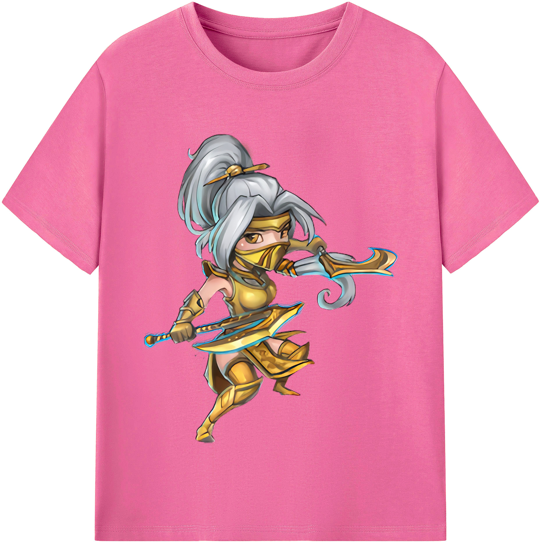 （画像用） リーグ・オブ・レジェンド League of Legends LOL レディースカジュアルプリントTシャツ（綿100％）